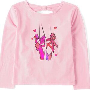 Children's Place, NWT, Ballet Shoes Long Sleeve T-Shirt